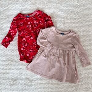 OLD NAVY Baby Dresses - Set of 2 - Size 6-12 months